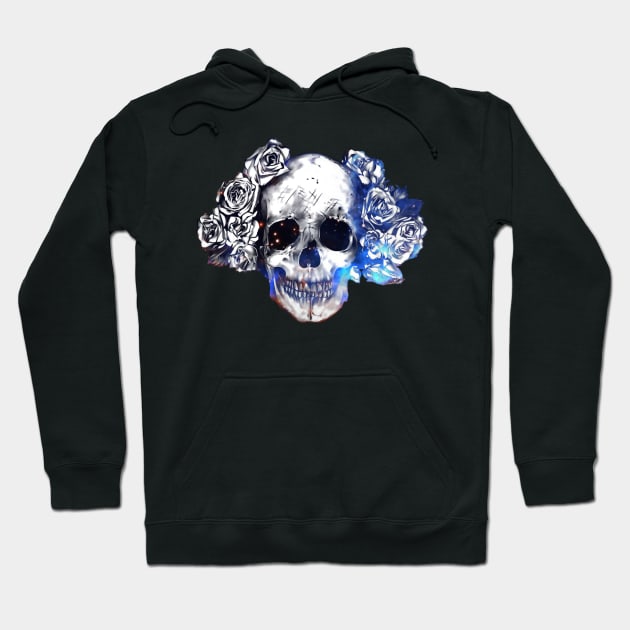 The Skull And The Roses Hoodie by MythicalWorld